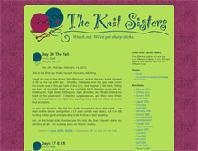 Tablet Screenshot of knitsisters.com